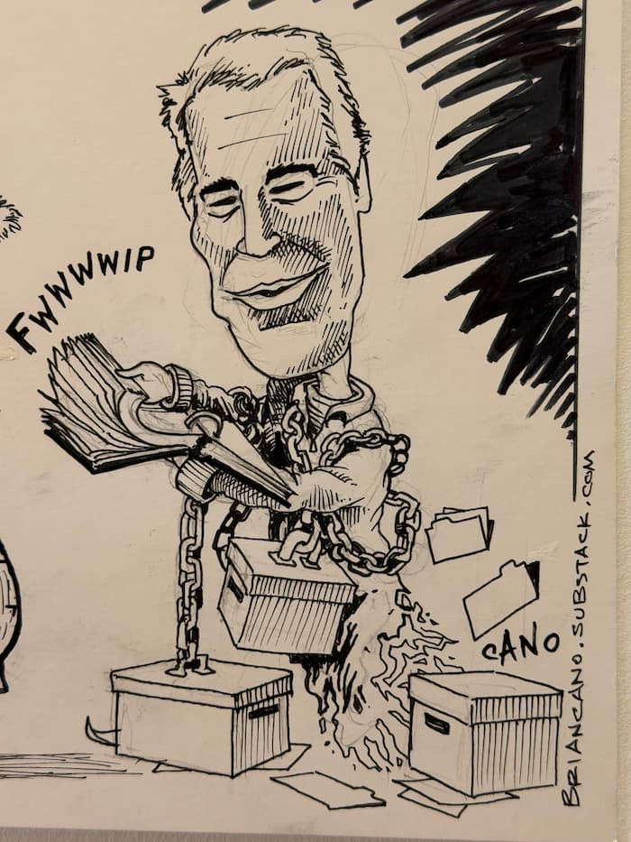 "An Epstein Carol" by Brian Cano