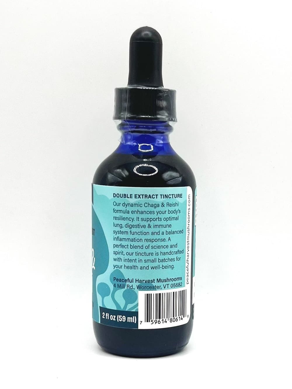 Double Strength Tincture Chaga & Reishi - Organic