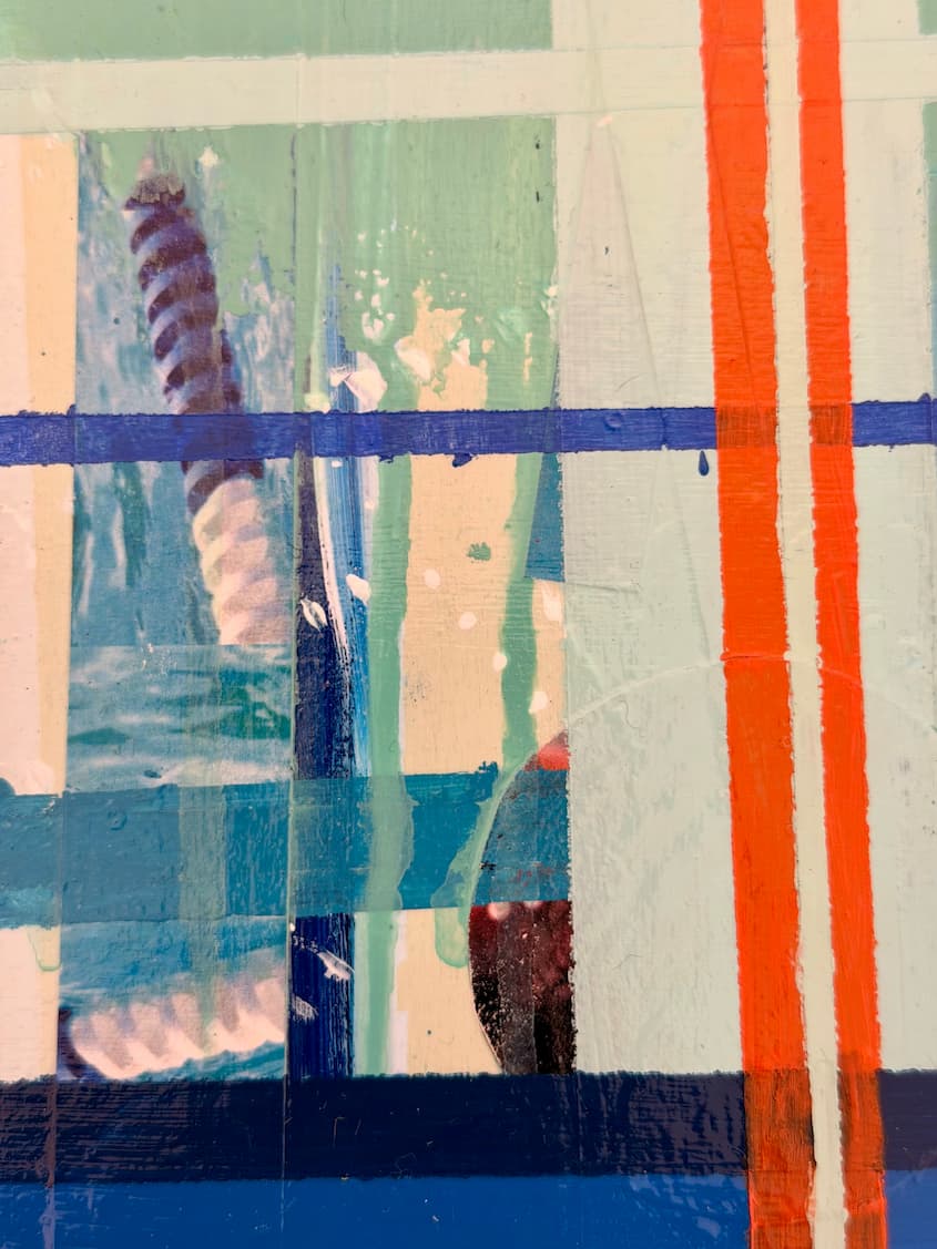 "Pool Party Plaid" by Meg MacLeod