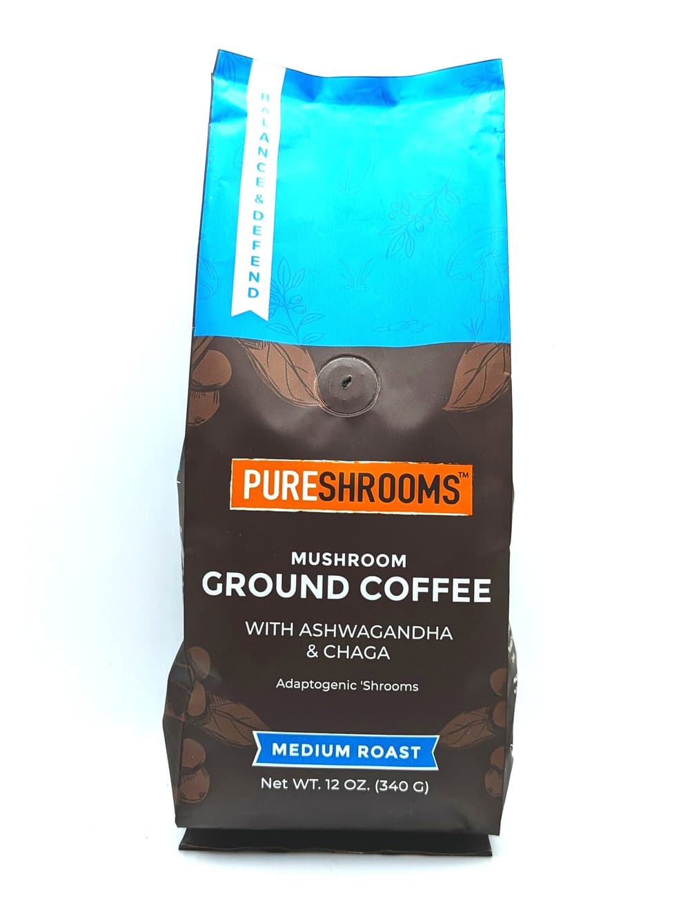 Ashwagandha & Chaga Ground Coffee 12 oz