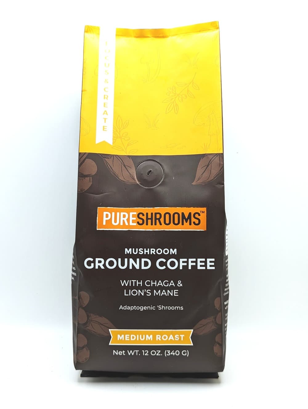 Chaga & Lion's Mane Ground Coffee 12 oz
